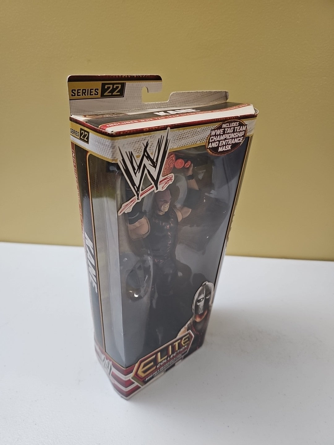 WWE Kane Elite Series 22 Action Figure w/ Mask And Tag Team Belt