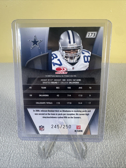 2009 Donruss Gridiron Gear Marion Barber III /250