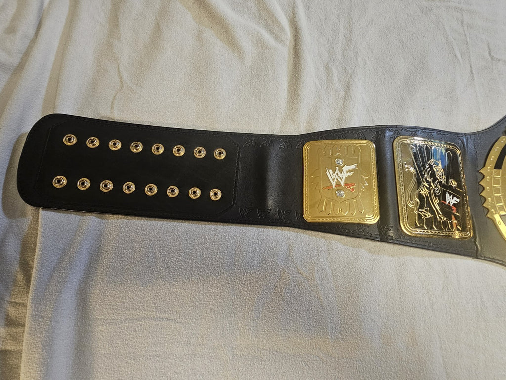 Original 2001 Figures Toy Co. BIG EAGLE Championship WWF Title Replica Belt