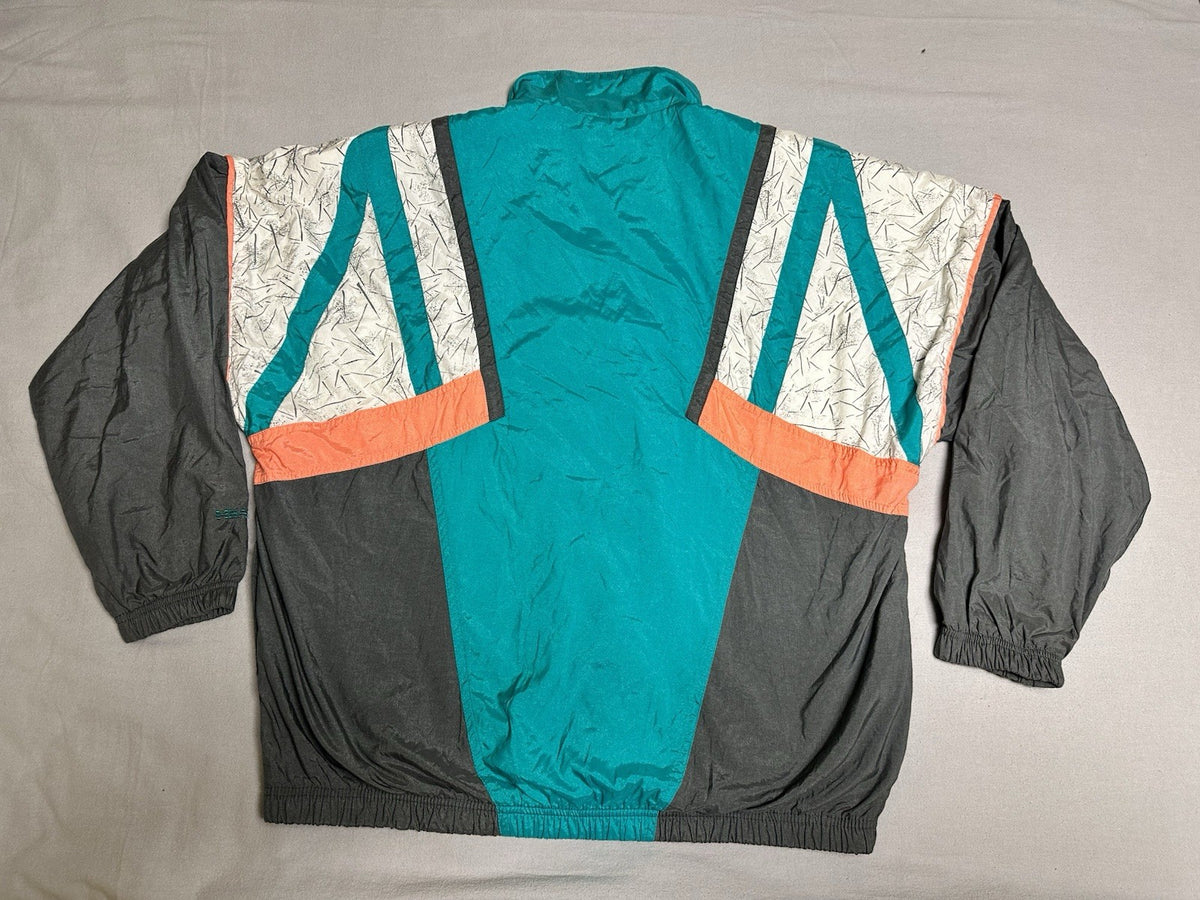 VTG 90s HEAD Sportswear Windbreaker Jacket Mens L  Colorblock Hong Kong