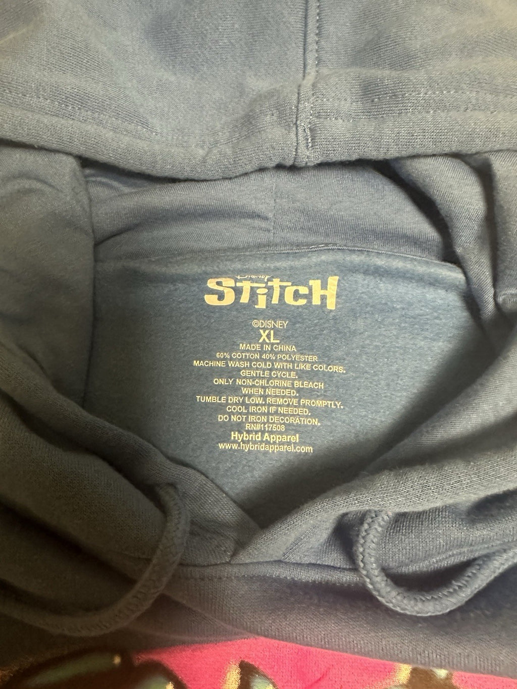 Disney's Lilo & Stitch Men's Airbrush Hoodie Size XL