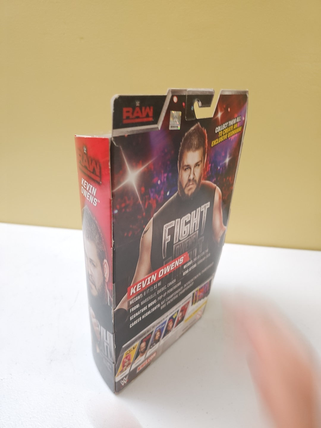 2016 WWE WWF Kevin Owens Elite Series 47 A Wrestling Figure  New In Box W/belt
