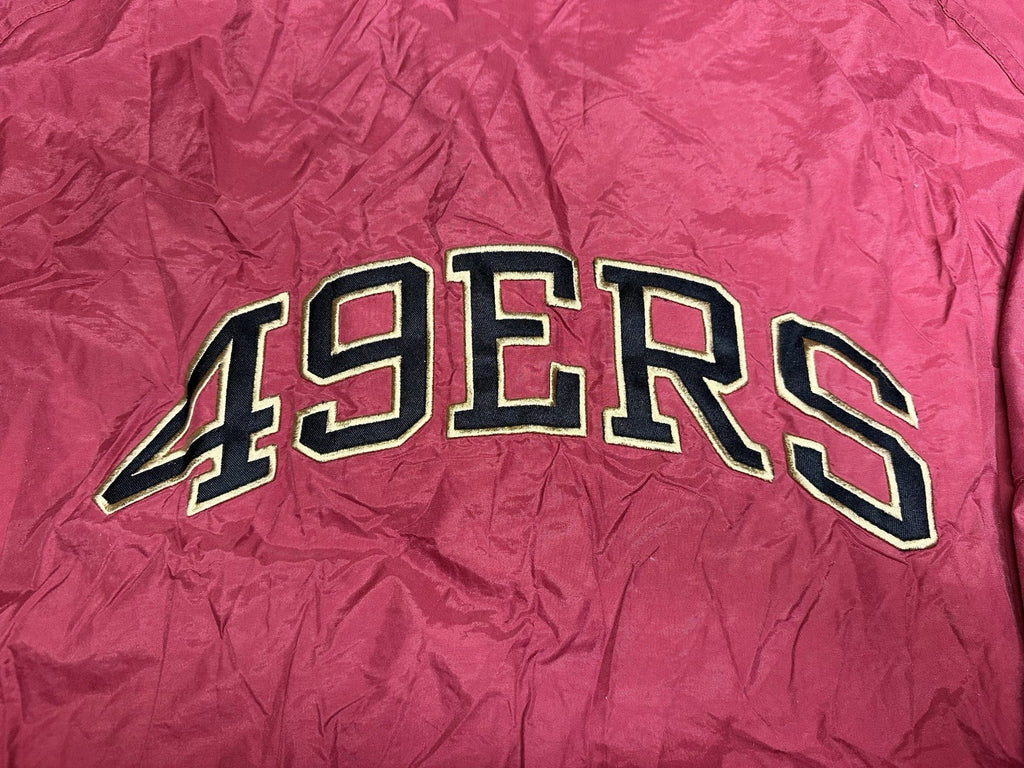 Vintage Starter Pro Line San Francisco 49ers Pullover Jacket Men’s XL Red NFL