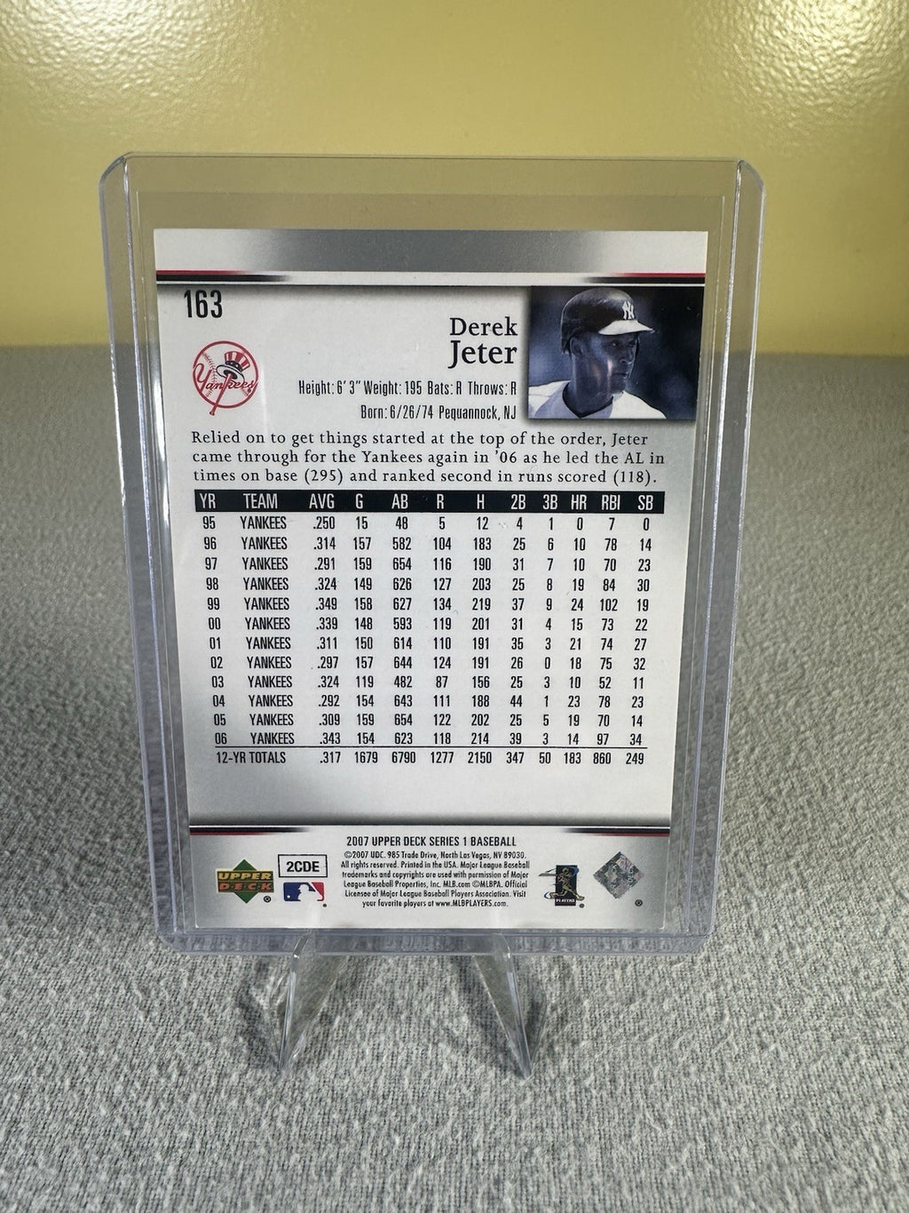 2007 Upper Deck - Derek Jeter #163