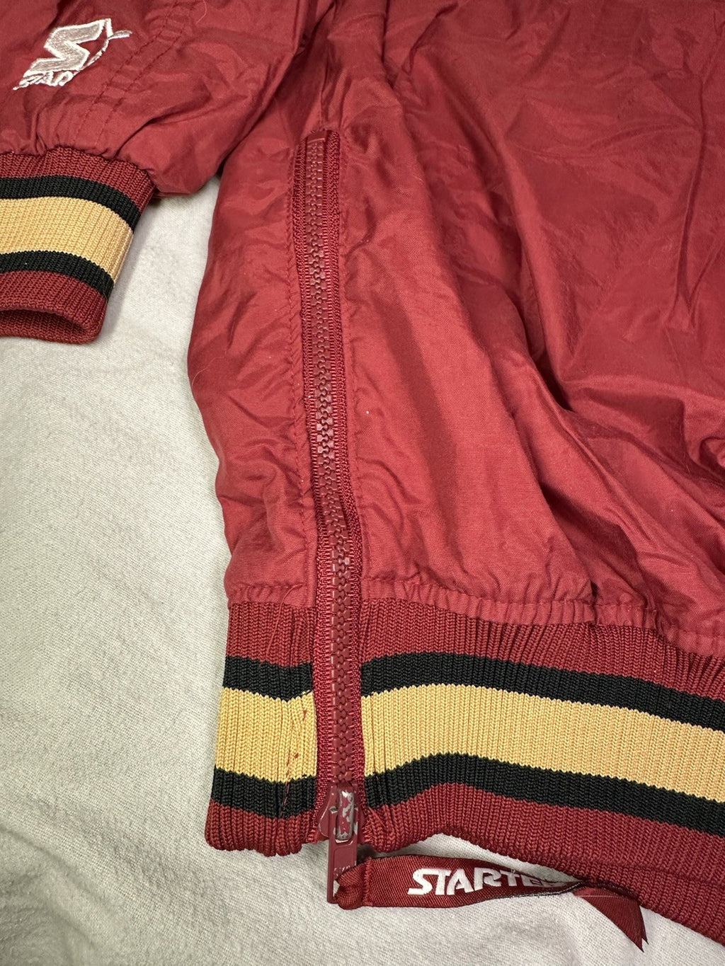 Vintage Starter Pro Line San Francisco 49ers Pullover Jacket Men’s XL Red NFL