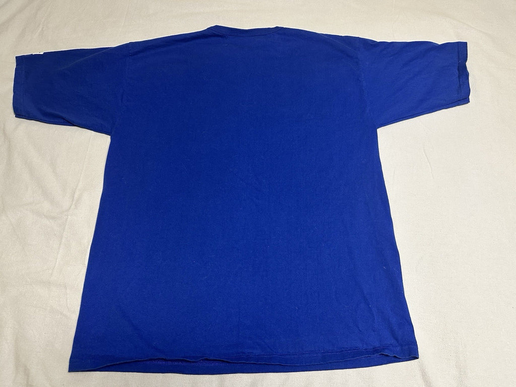 VTG New York Giants Shirt Mens Extra Large Blue Logo Athletic Embroidered