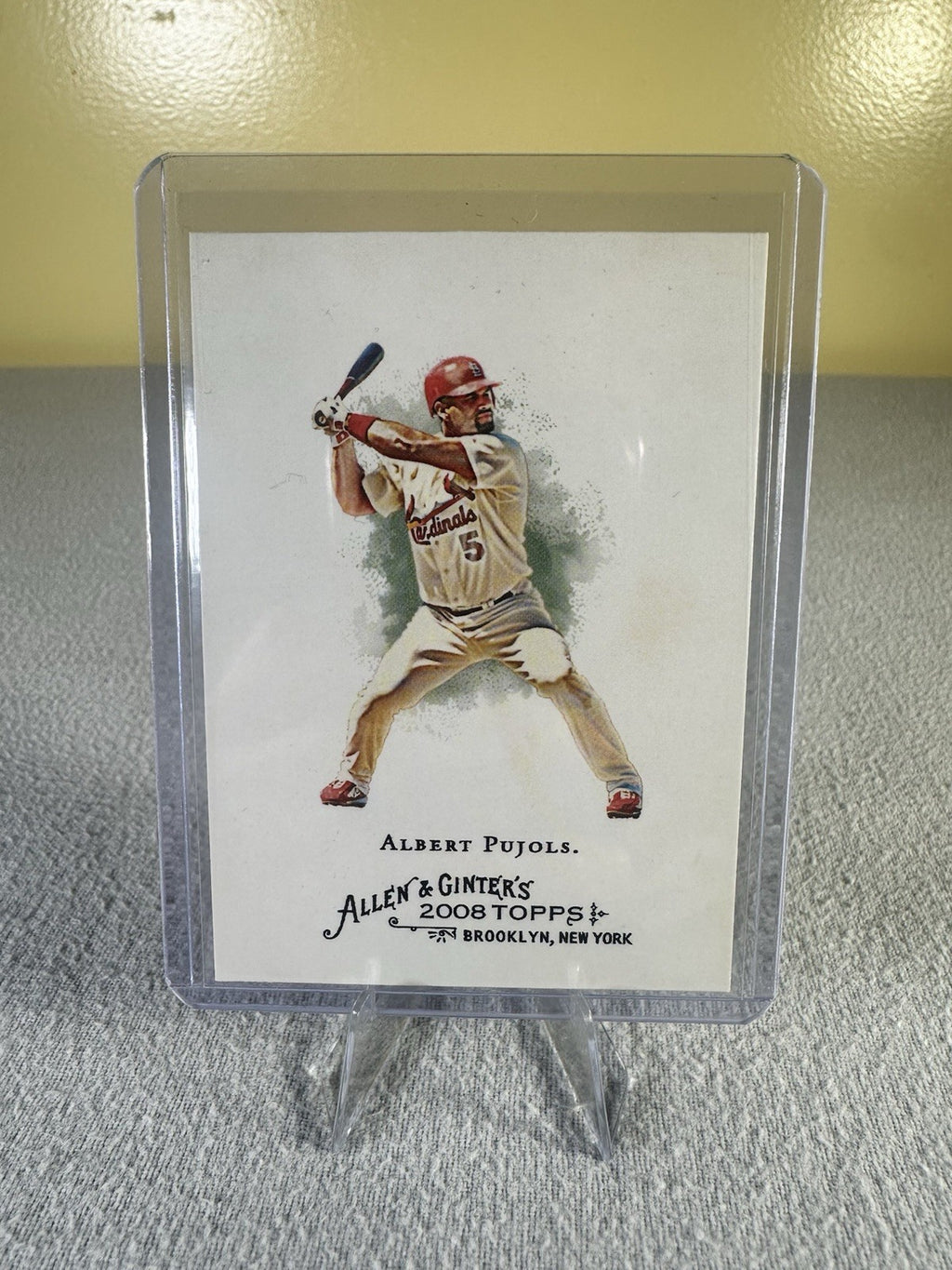 2008 Allen & Ginter's #50 Albert Pujols MLB St. Louis Cardinals