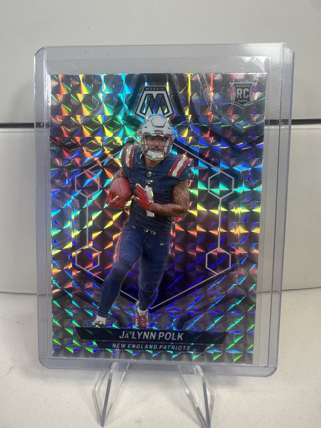 Ja'Lynn Polk ~ 2024 Panini Mosaic ~ Rookie Silver Mosaic Prizm #337