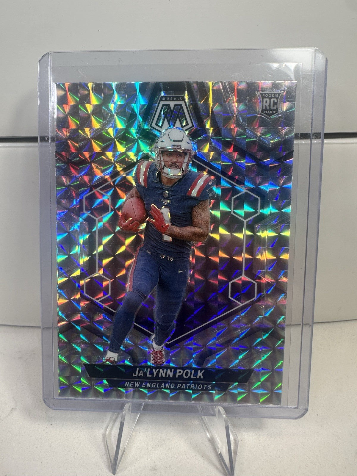 Ja'Lynn Polk ~ 2024 Panini Mosaic ~ Rookie Silver Mosaic Prizm #337