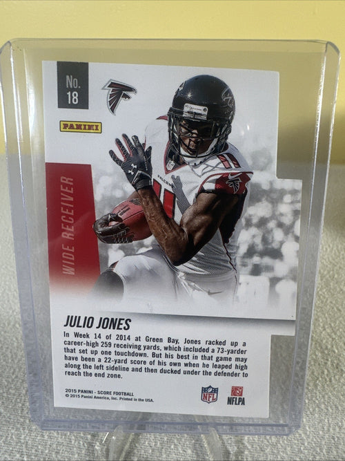 2015 Score Playmakers Desert Camo Julio Jones #18