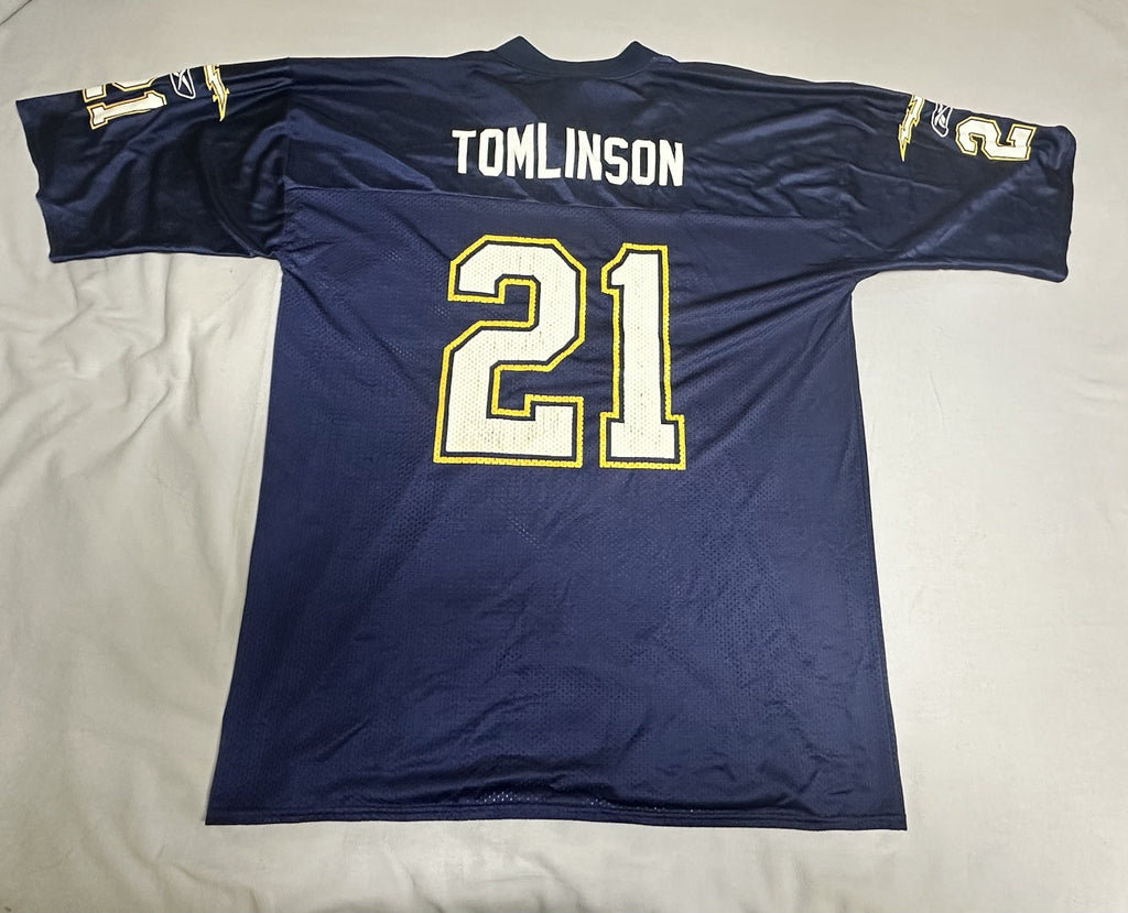 Los Angeles Chargers LaDainian Tomlinson #21 Reebok Mens Jersey Size XLSan Diego