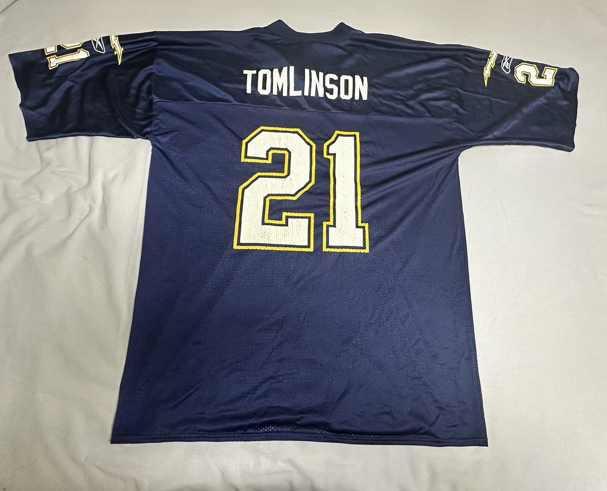 Los Angeles Chargers LaDainian Tomlinson #21 Reebok Mens Jersey Size XLSan Diego