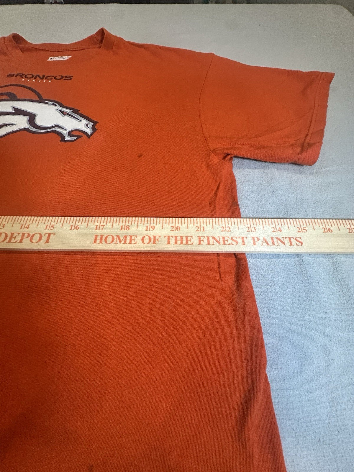NFL Team Apparel Denver Broncos Peyton Manning Orange Football Shirt XL