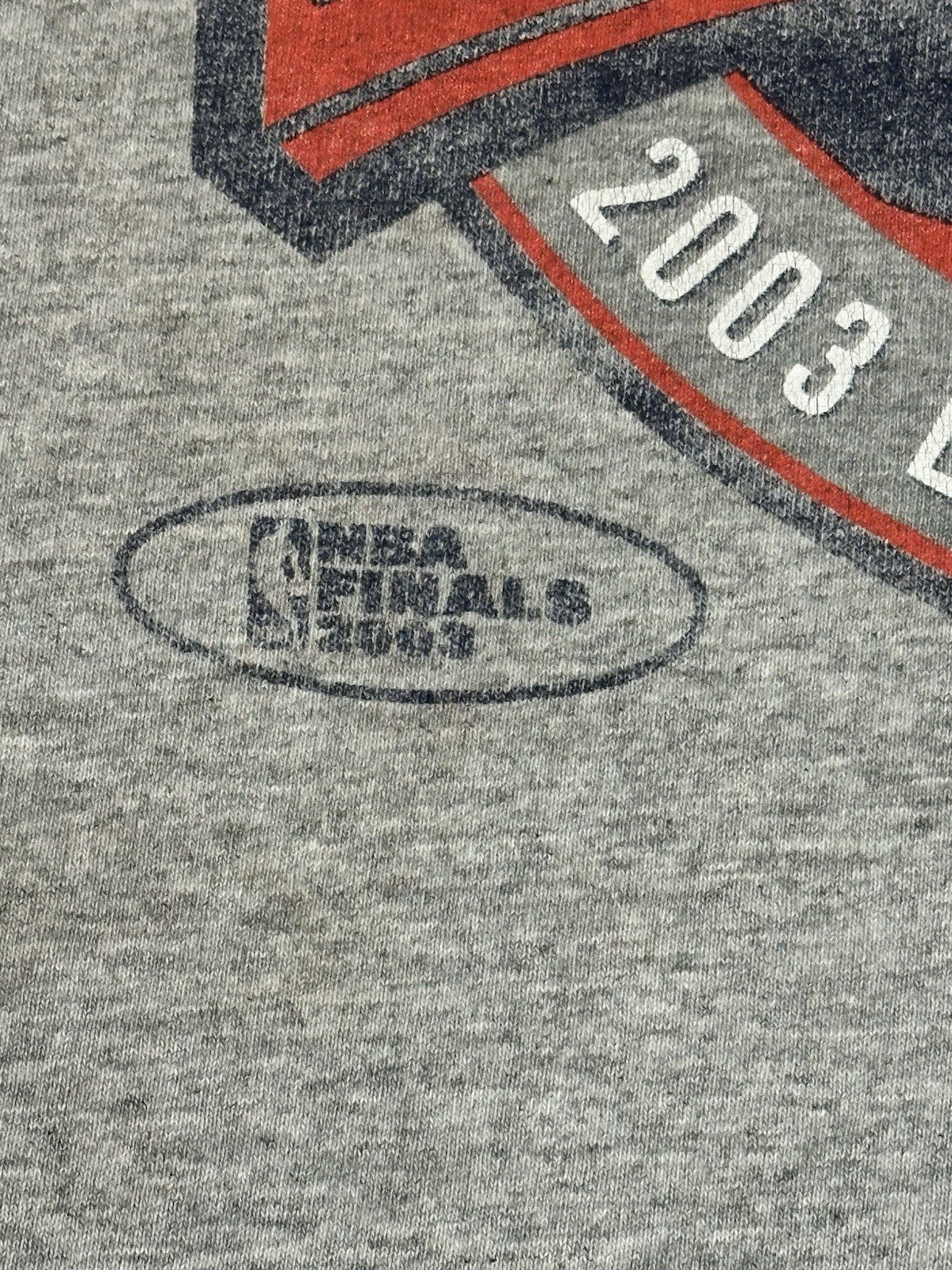Vintage 2003 New Jersey Nets Easter conference Champions locker room tee XL
