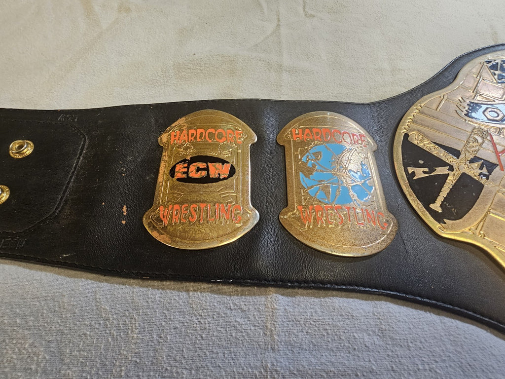 1999 FIGS TOY CO ECW TAZ EDITION WORLD CHAMPIONSHIP REPLICA WRESTLING BELT