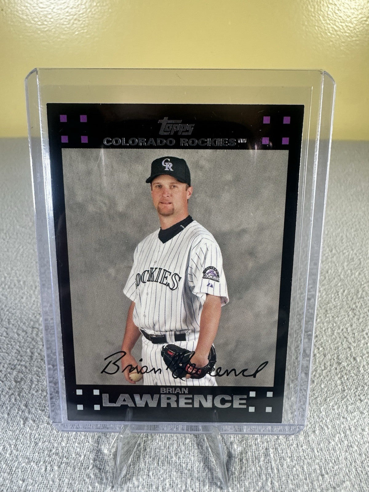 BRIAN LAWRENCE #477 2007 Topps Baseball  Colorado Rockies