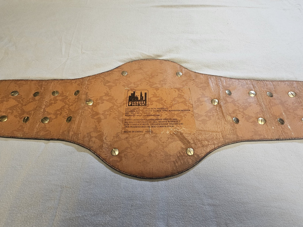 1999 FIGS TOY CO ECW TAZ EDITION WORLD CHAMPIONSHIP REPLICA WRESTLING BELT