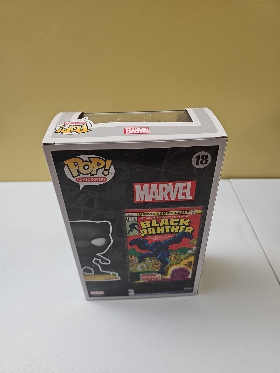 new Funko Pop! Comic Book Cover with Case: Marvel Black Panther #18 Vinyl Figure