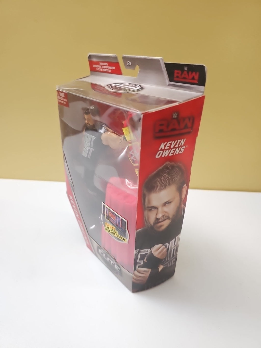 2016 WWE WWF Kevin Owens Elite Series 47 A Wrestling Figure  New In Box W/belt