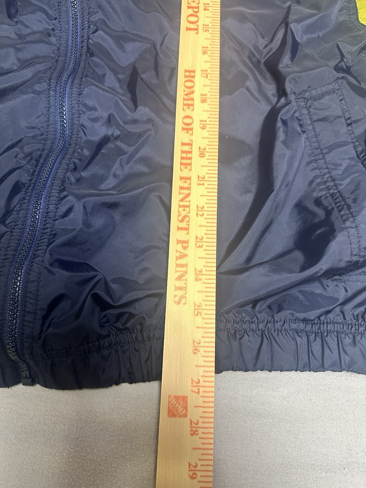 Vintage Nike Windbreaker Navy Men’s XL White Tag 90s Full Zip