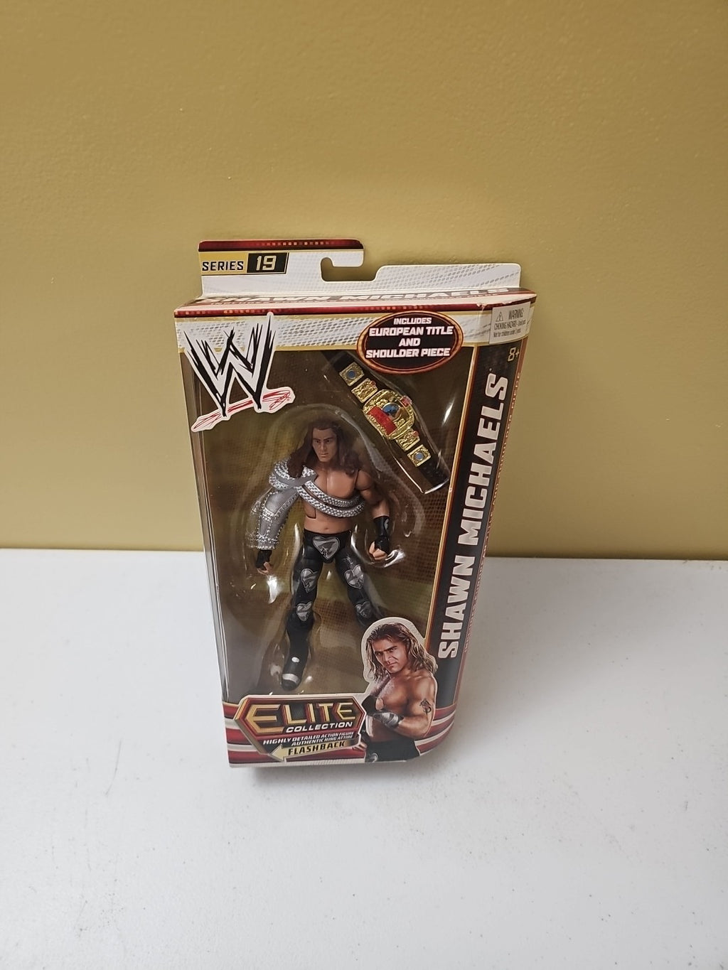 WWE Flashback 7'' SHAWN MICHAELS w/ Belt Series 19 Elite Collection Mattel New