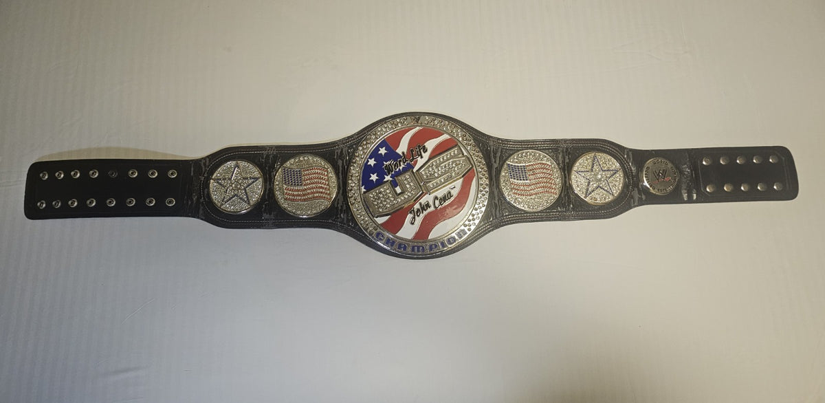 Official WWE John Cena United States US Championship Spinner Title Belt Replica