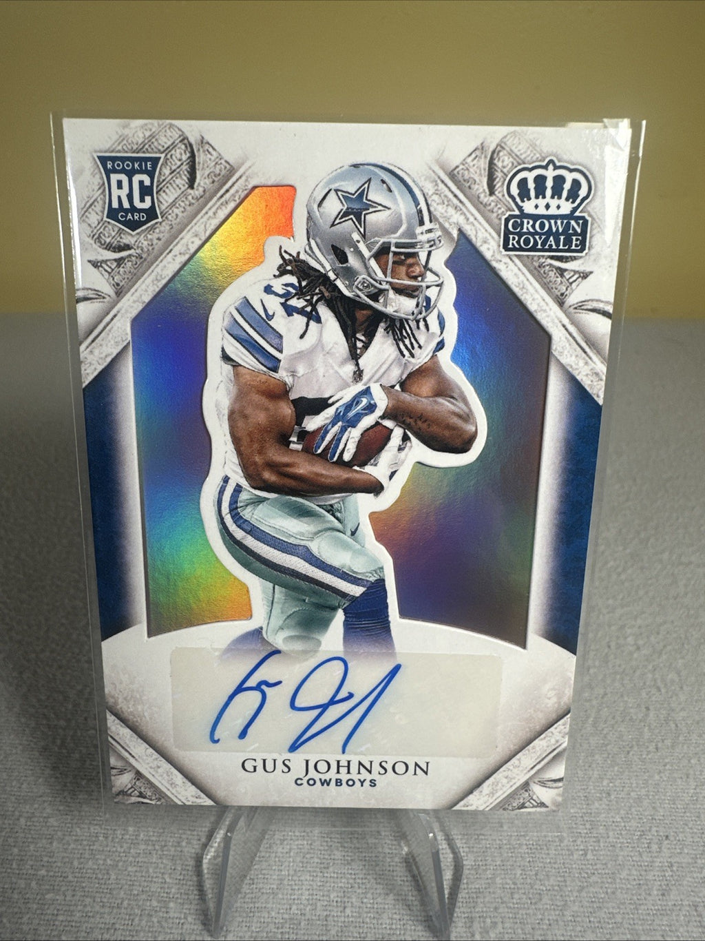 2015 Crown Royale Retail Bronze #168 Gus Johnson Autograph 004/199