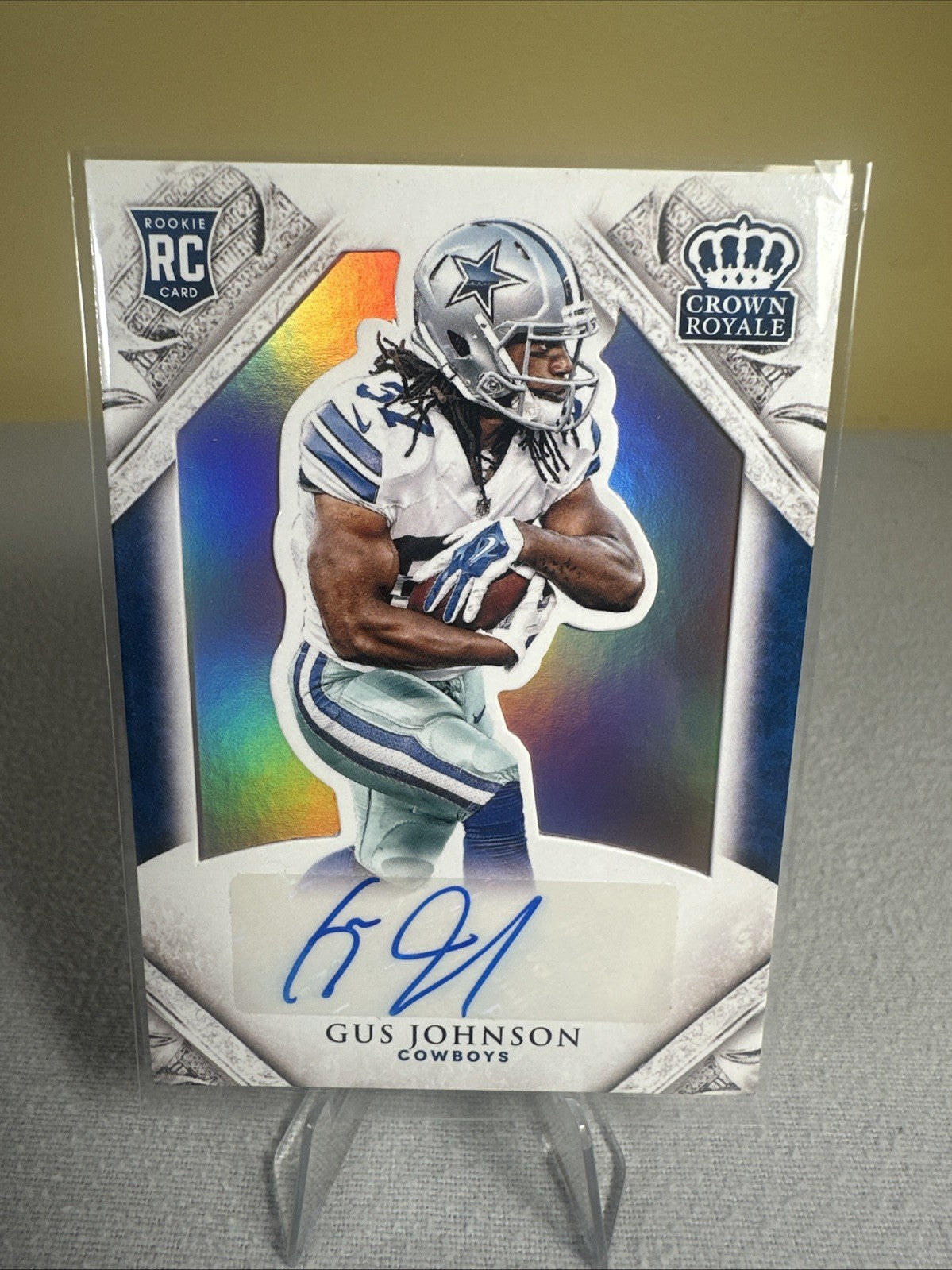 2015 Crown Royale Retail Bronze #168 Gus Johnson Autograph 004/199