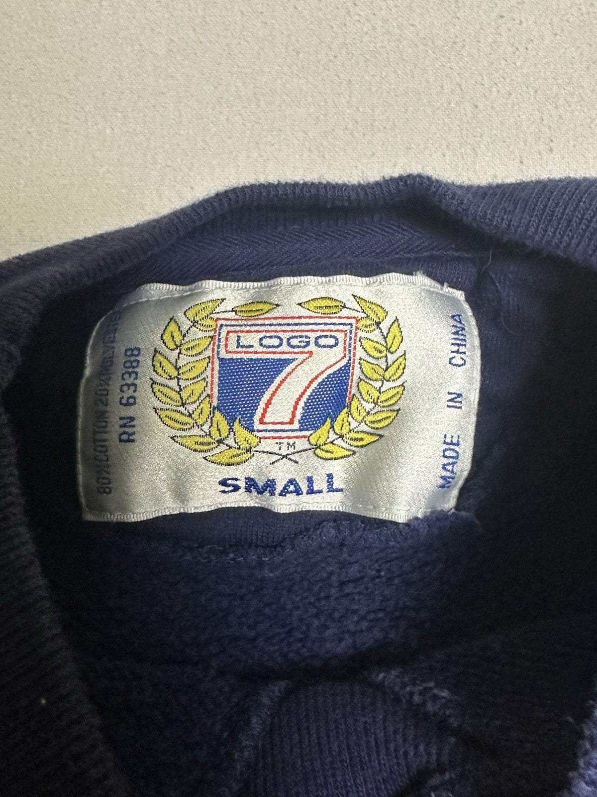 Vintage Super Bowl 26 Crewneck Sweatshirt 1992 Small Blue Minneapolis