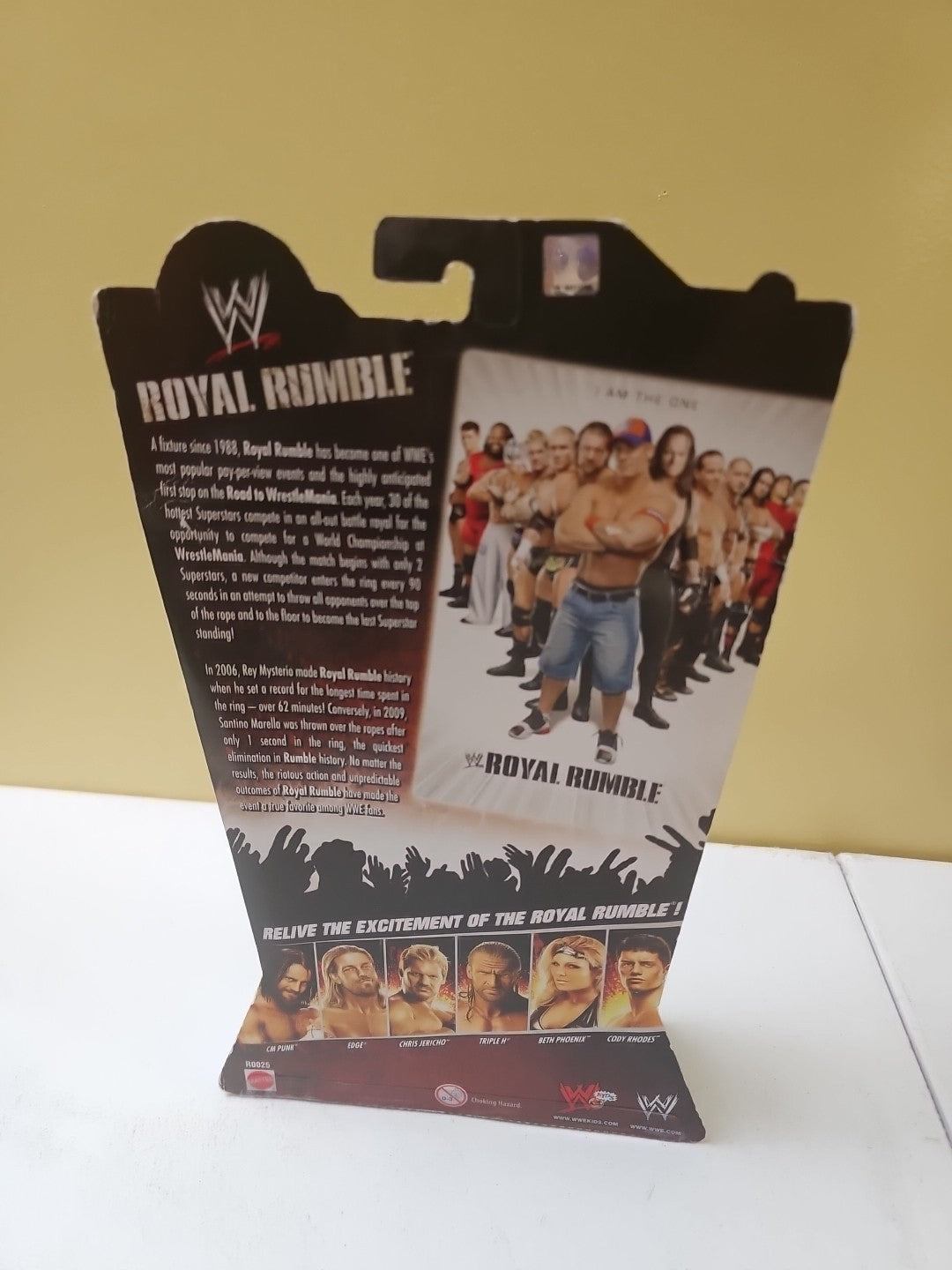 WWE 2010 Triple H Royal Rumble Wrestling Figure Mattel New! NOS