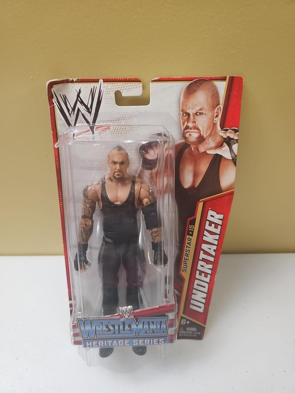 2012 WWE WWF Mattel Undertaker Wrestling Figure Wrestlemania Heritage #15