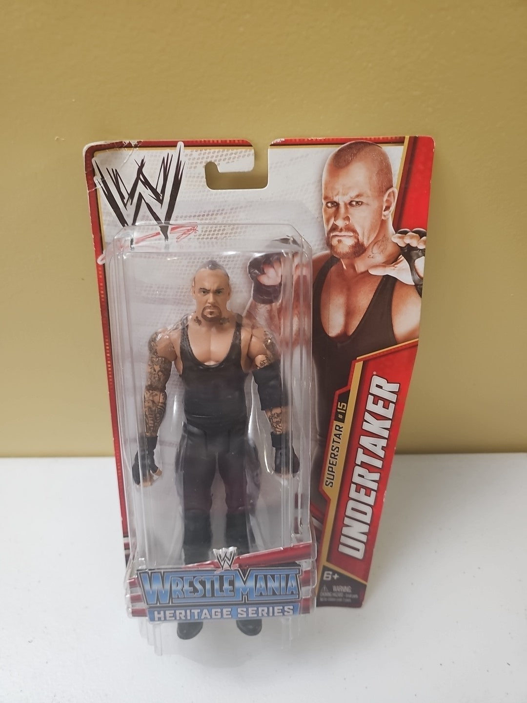 2012 WWE WWF Mattel Undertaker Wrestling Figure Wrestlemania Heritage #15