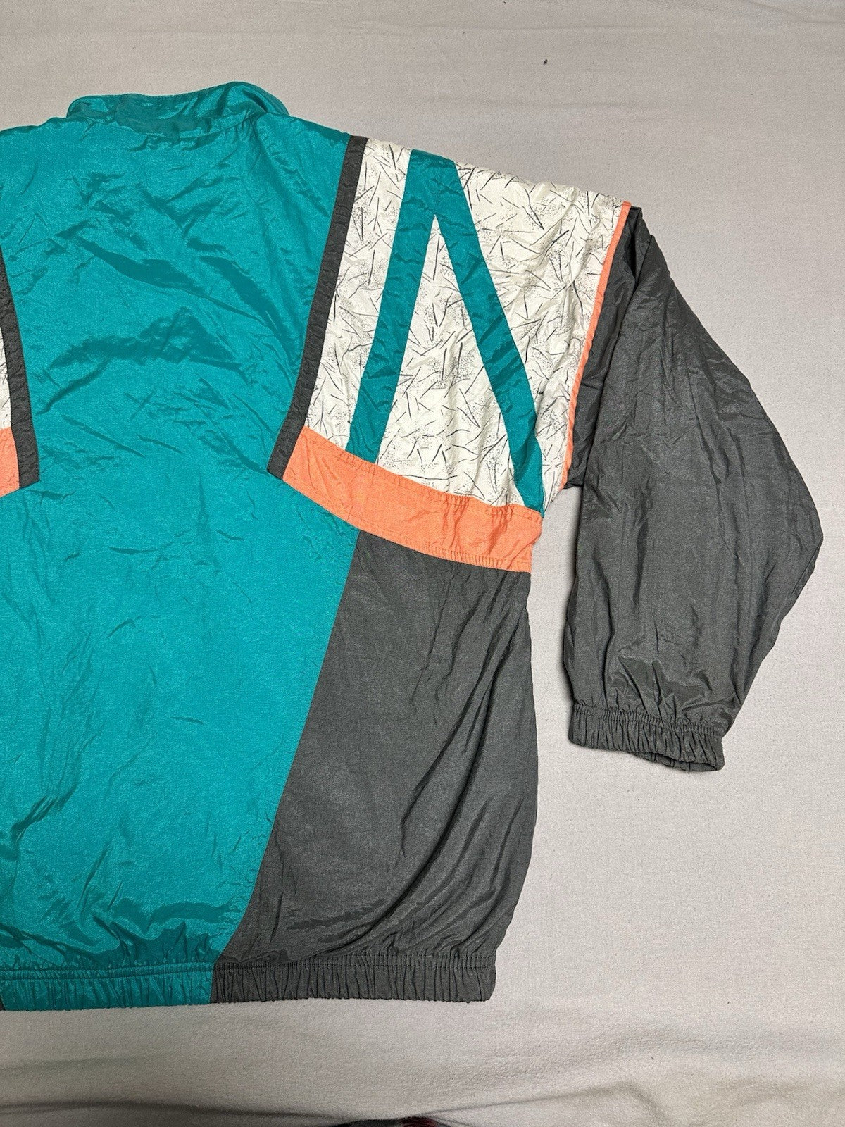 VTG 90s HEAD Sportswear Windbreaker Jacket Mens L  Colorblock Hong Kong