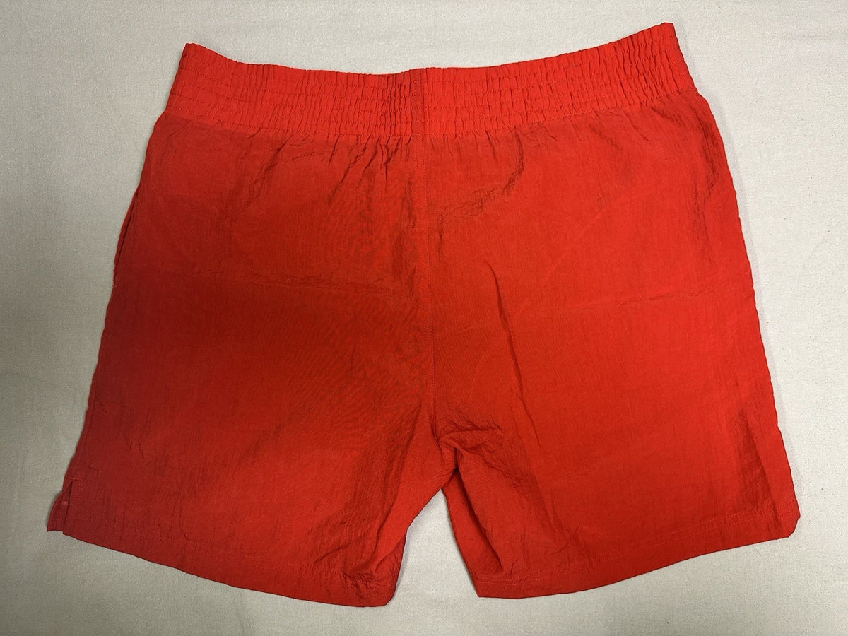 Vintage Adidas Shorts Athletic Nylon Trefoil Spellout Soccer 80s 90s MENS L
