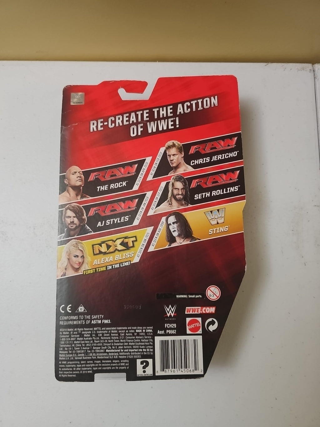 WWE AJ Styles Slammy Award Chase Action Figure Series 68B