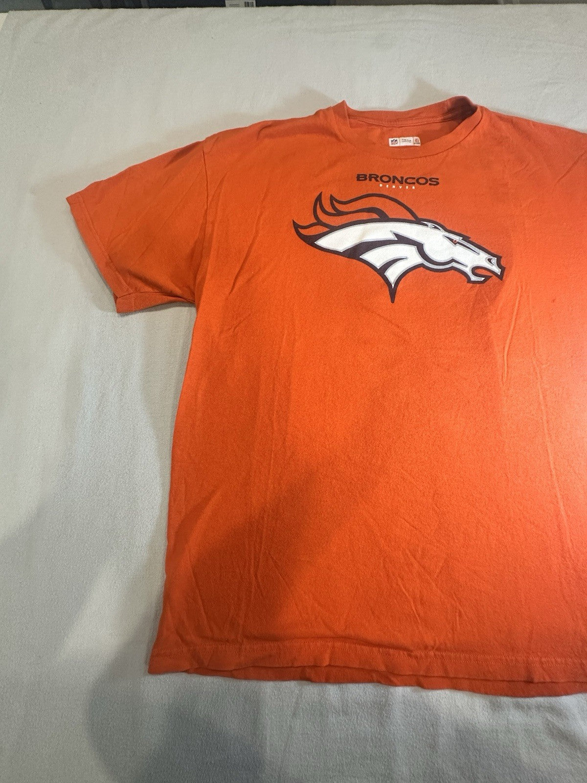 NFL Team Apparel Denver Broncos Peyton Manning Orange Football Shirt XL