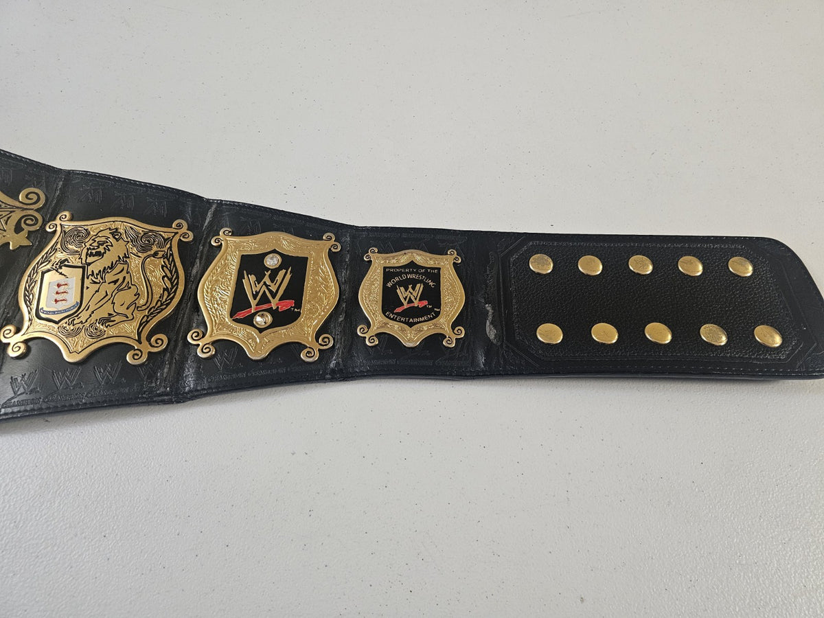 Used Rare WWE Undisputed Championship V1 Belt 2002 Figures Toy Co Release