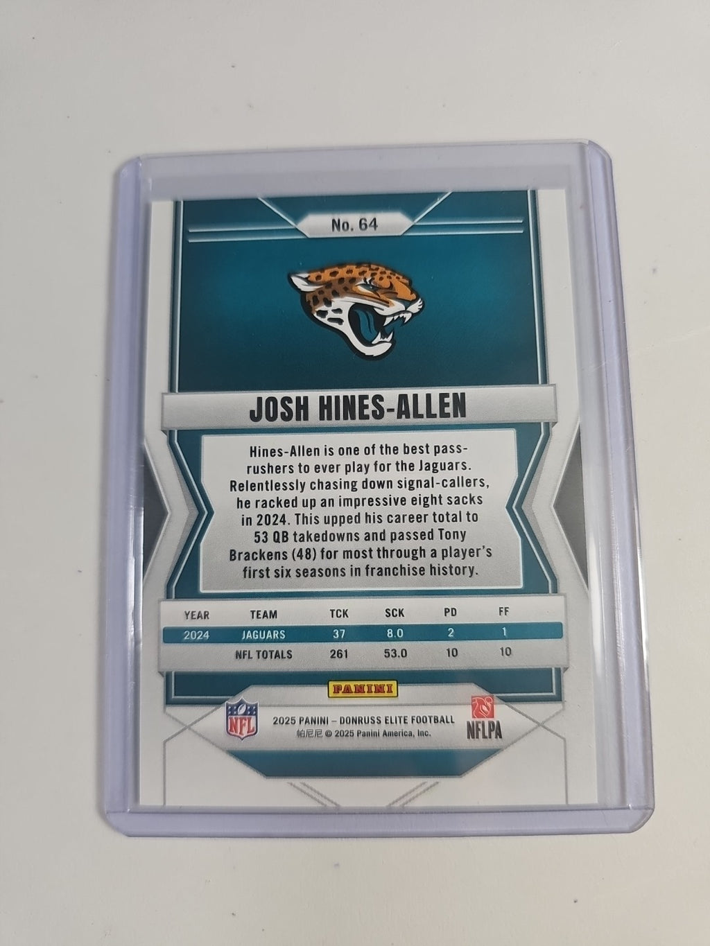 2025 Panini Donruss Elite - Josh Hines-Allen #64 Aspirations Lime Green /999