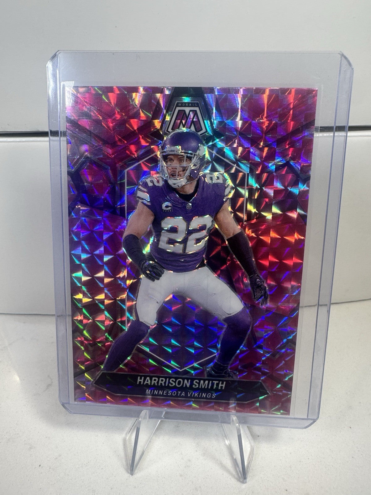 2024 Panini Mosaic - Harrison Smith #147 Camo Pink Mosaic Prizm