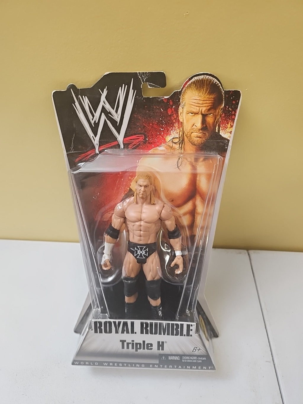 WWE 2010 Triple H Royal Rumble Wrestling Figure Mattel New! NOS