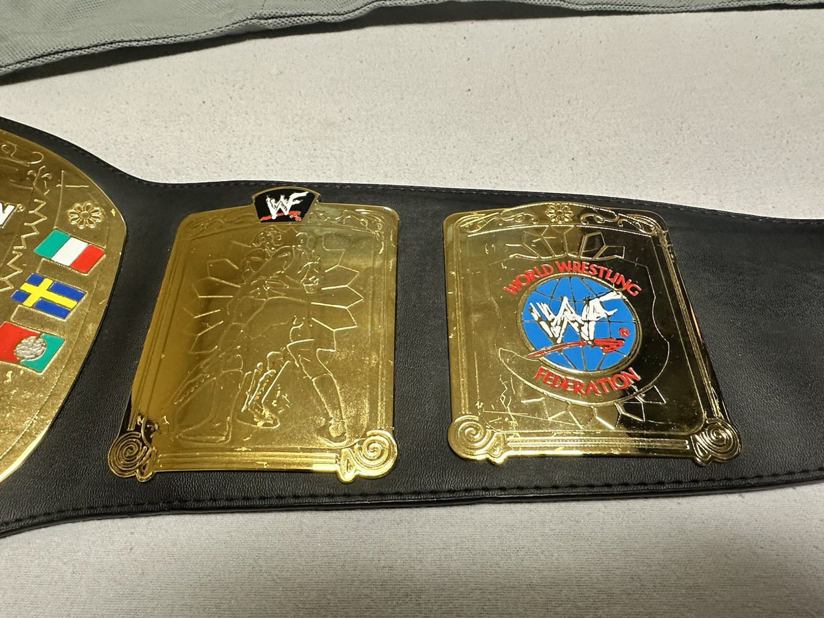WWF European Championship Replica Figs Inc Belt