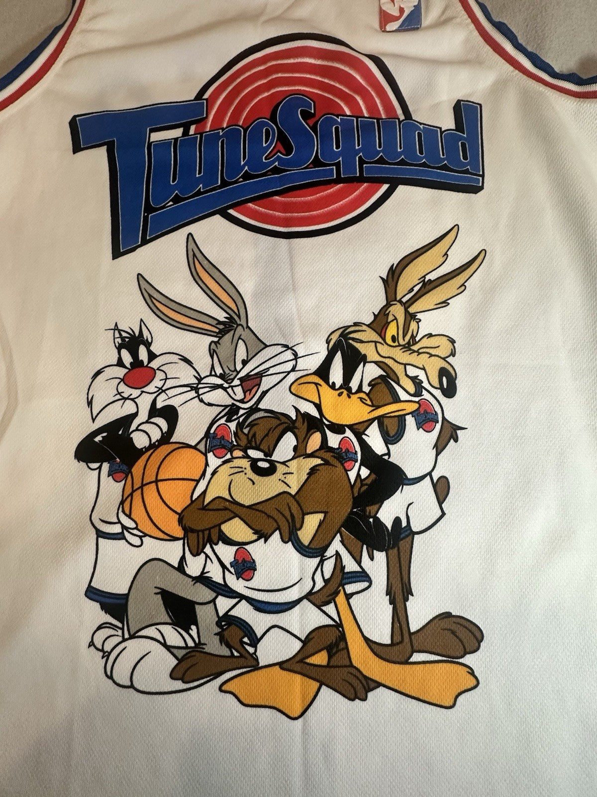 Vintage 1996 Space Jam Tune Squad Jersey Bugs #1 M