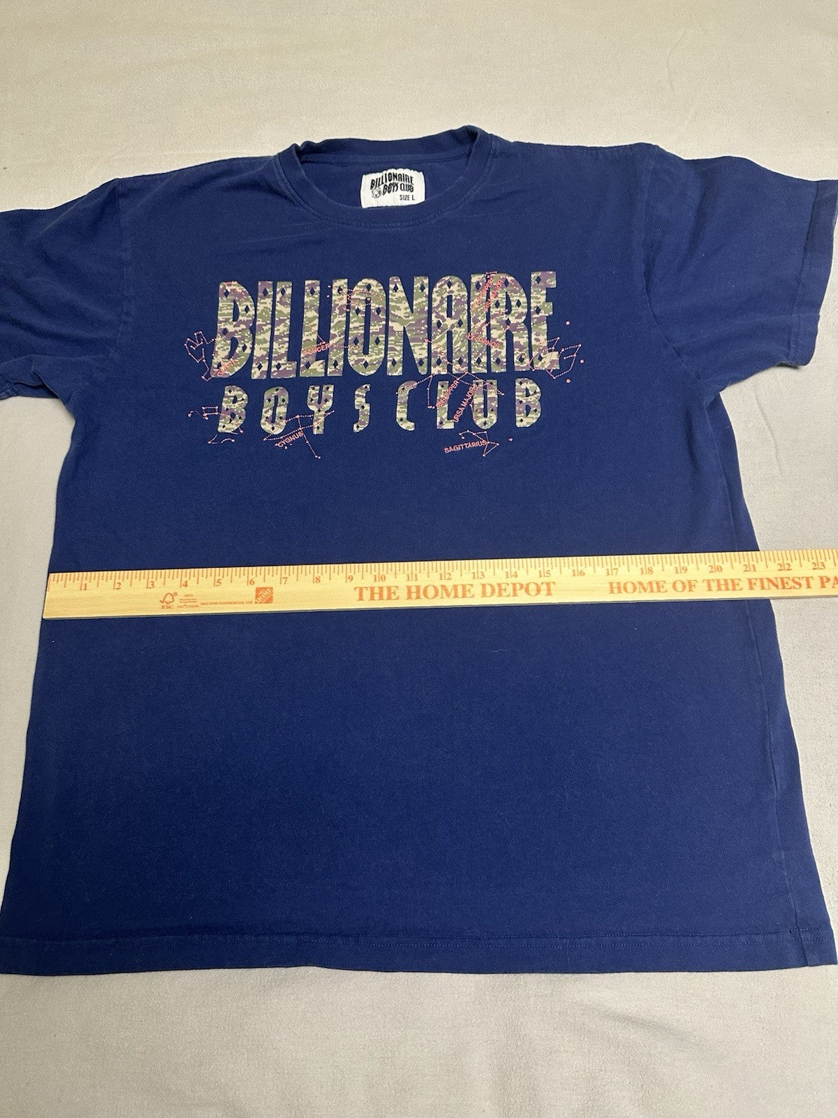 Billionaire Boys Club Constellations Straight Logo Tee Shirt Size Large