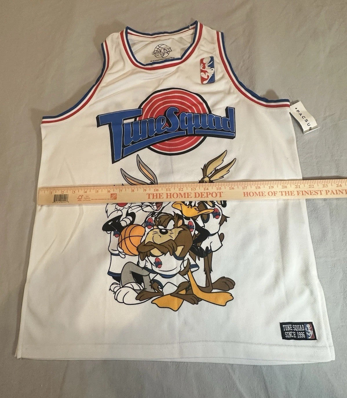 Vintage 1996 Space Jam Tune Squad Jersey Bugs #1 M