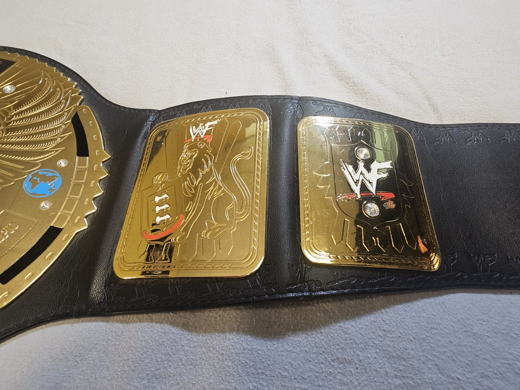 Original 2001 Figures Toy Co. BIG EAGLE Championship WWF Title Replica Belt