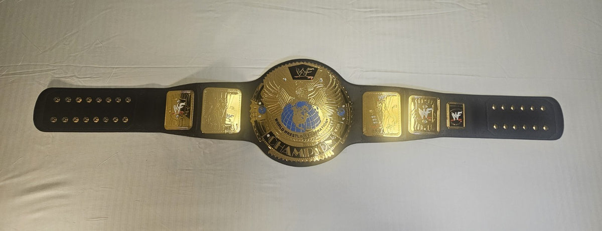 RARE 2001 WWF Attitude Era Championship Title Belt Adult Replica Figures Toy Co.