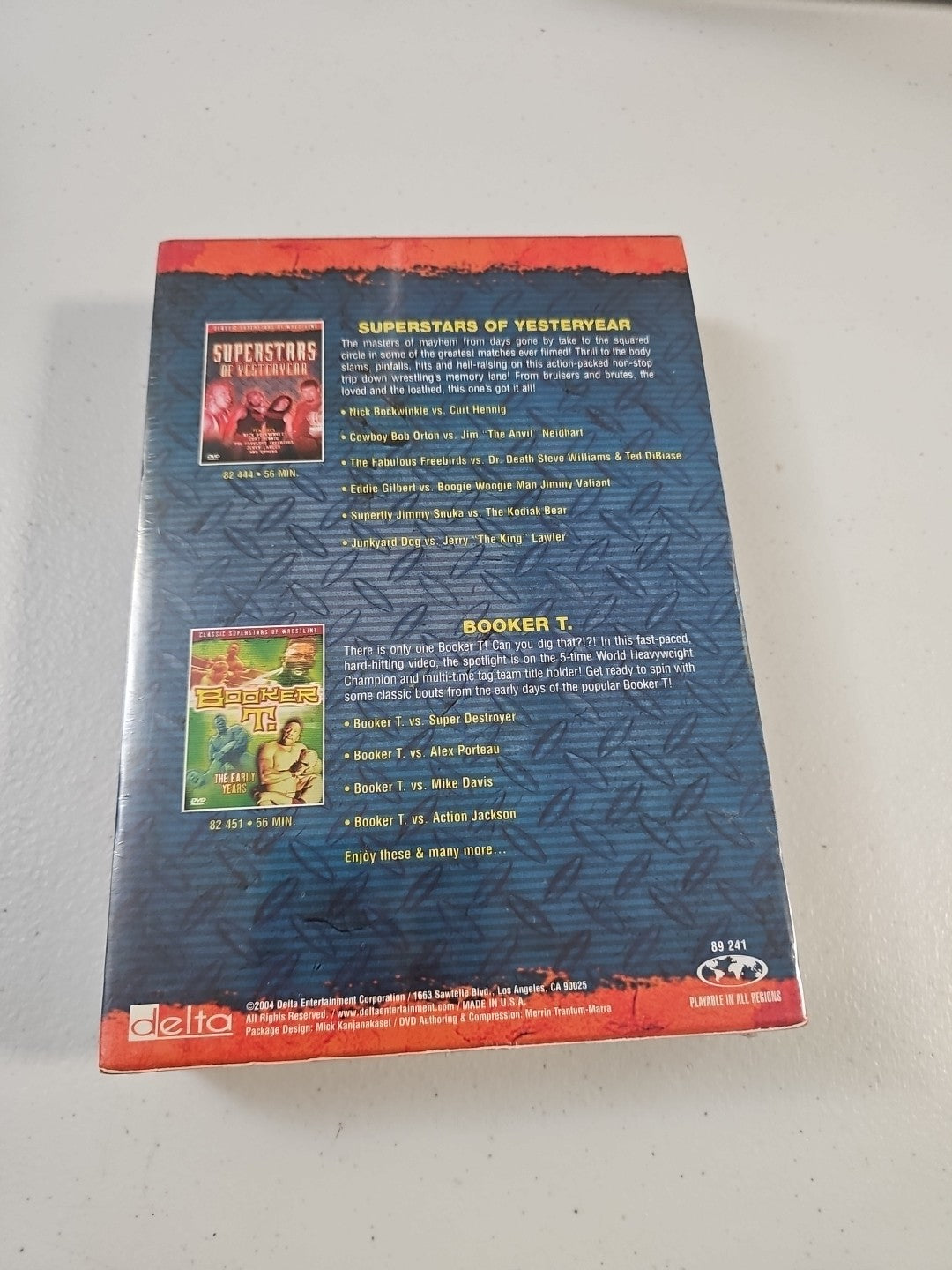 Classic Superstars of Wrestling (2-DVD Set) 2004 Booker T. Jerry Lawler Freebird