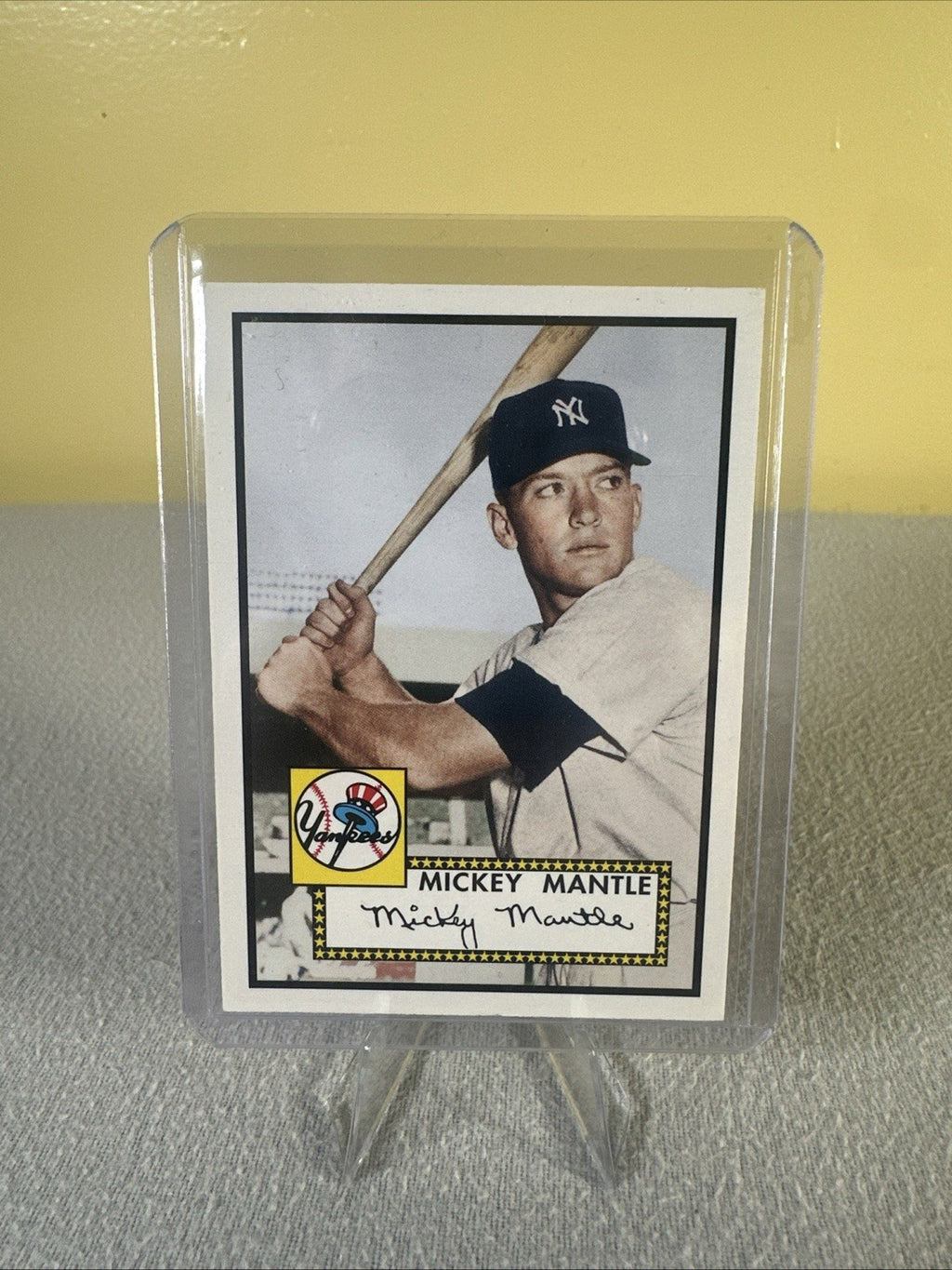 2006 Topps #1 Mickey Mantle Rookie of the Week New York Yankees