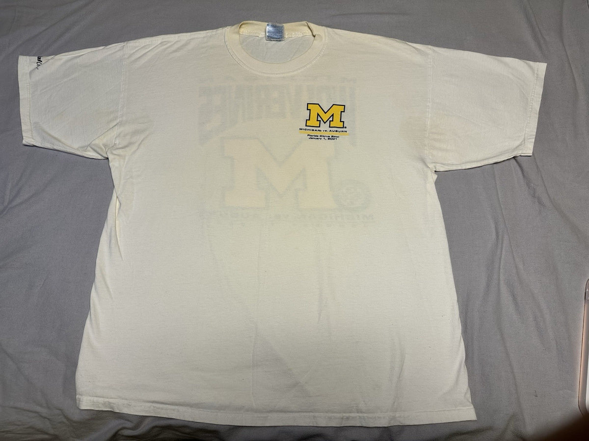 Michigan University Wolverines “Football Bowl Tradition” T-shirt Size XXL