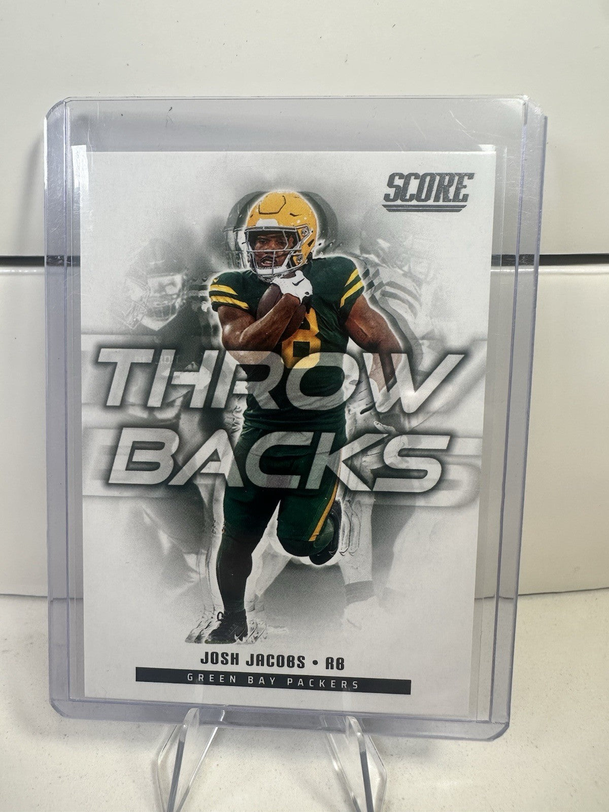 JOSH JACOBS 2025 SCORE THROWBACKS GREEN BAY PACKERS